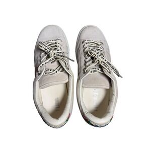 ZADIG&VOLTAIRE Women's Beige Suede Lightning Bolt Sneakers Size 41